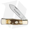 Queen Cutlery Jumbo Gunstock Traditional Pocket Knife 4.125" Elk Stag