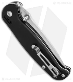 Real Steel Knives H6 Blue Sheep Liner Lock Knife Black G-10 (3.625" Satin) 5 Real Steel Knives H6 Blue Sheep Liner Lock Knife Black G-10 (3.625" Satin) -Online Knives Store real steel h6 blue sheep 01re003 side cm