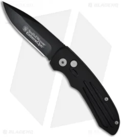 Smith & Wesson Extreme Ops Drop Point Automatic Knife (3.25" Black) SW50B