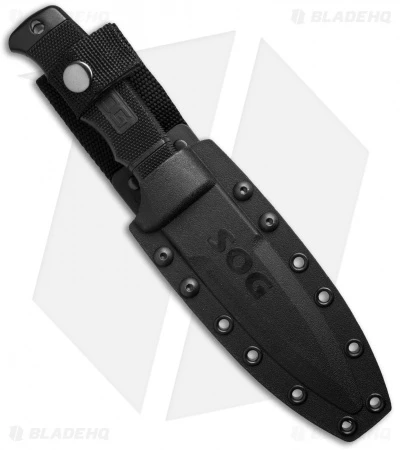 SOG Seal Pup Elite Fixed Knife W/ Kydex Sheath (4.85" TiNi Serr) E37T-K 2 SOG Seal Pup Elite Fixed Knife W/ Kydex Sheath (4.85" TiNi Serr) E37T-K - Image 2